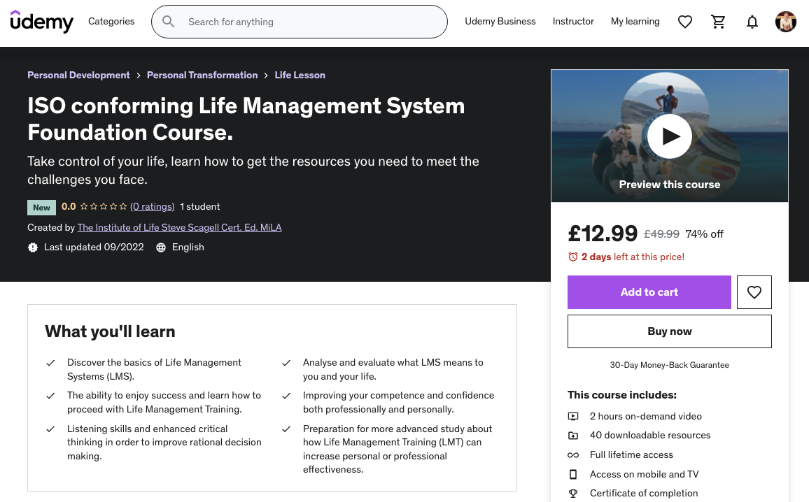 LMS Foundation Course