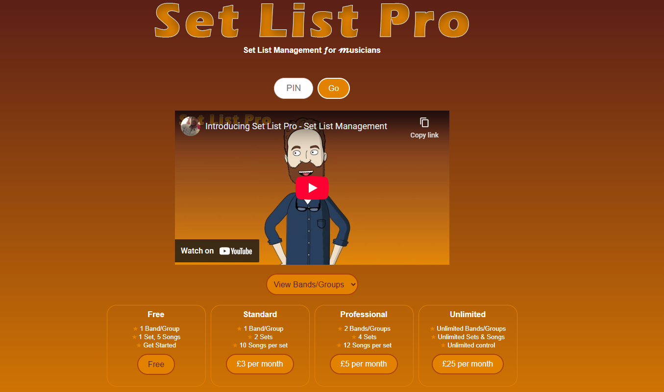 Set List Pro